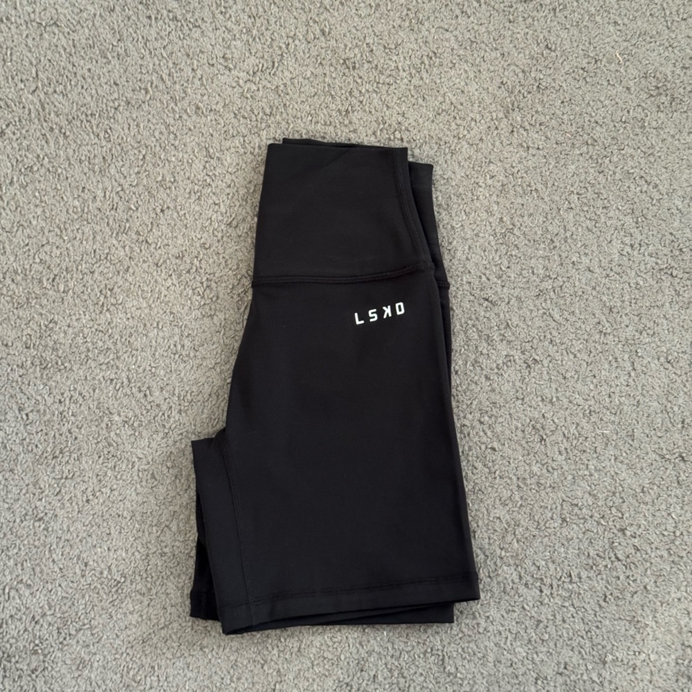LSKD Women's Black Athletic Shorts